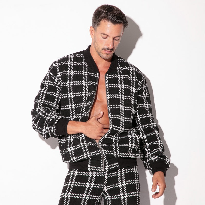 Cameron Plaid Bomber Jacket