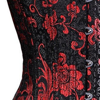 An example of the fabric for the Gothic Brocade Longline Overbust Corset.