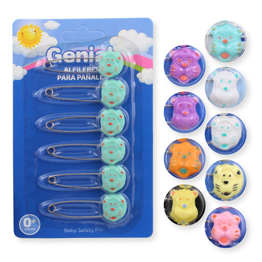 Genial Baby Safety Pin 6 Pack