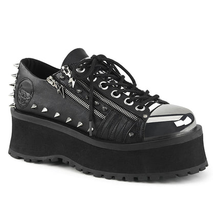 Demonia: Gravedigger-04 Shoes (Vegan Leather)