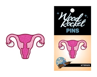 The uterus WoodRocket Porn & Sex Toy Pin.