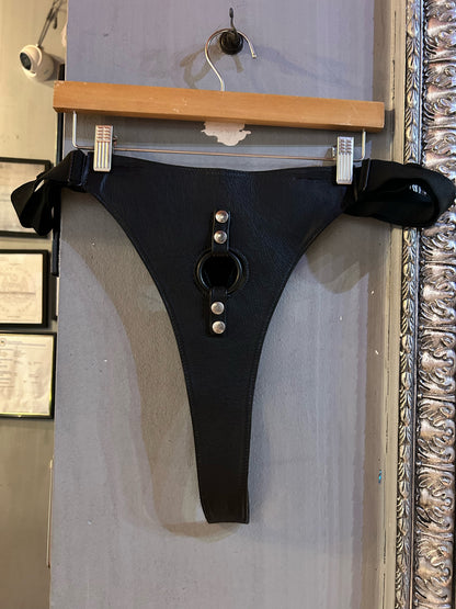 Leather Strap Harness - Long