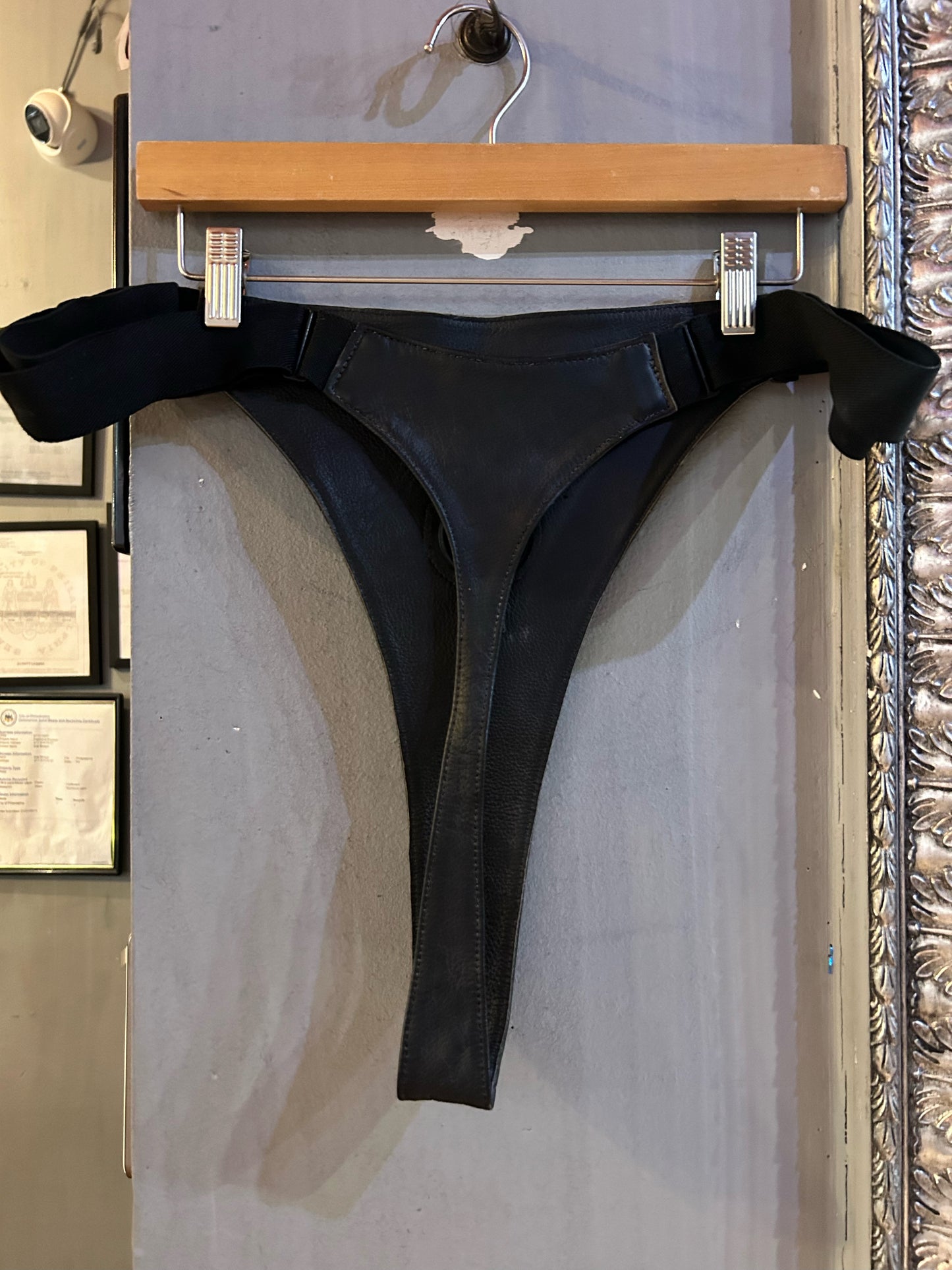 Leather Strap Harness - Long
