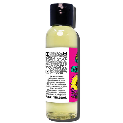 Body Work and Massage Oil  Sunflower X Grapeseed w Red Raspberry Seed Oil (Nut Free)