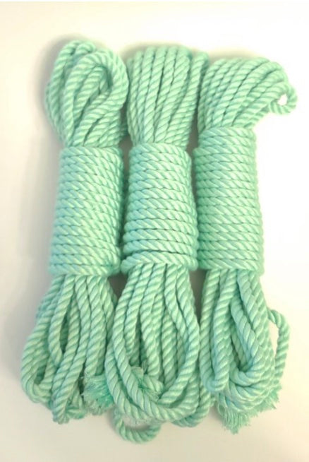 Mint Green Bamboo Silk Rope.