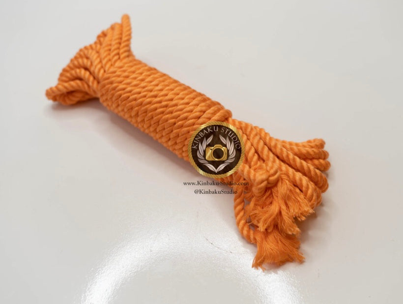 Orange Bamboo Silk Rope.