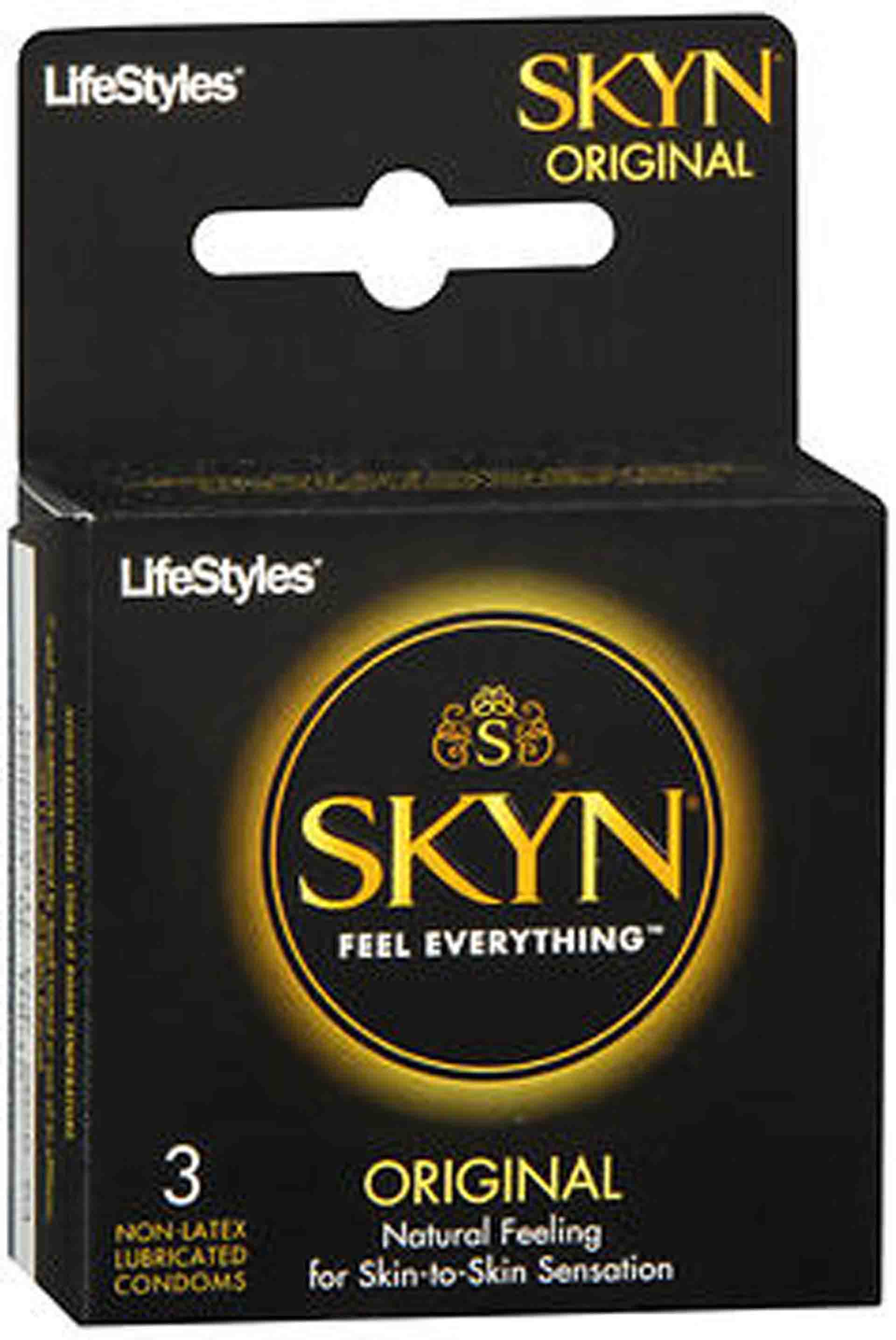 Lifestyles Skyn Condoms Original 3 Pack.