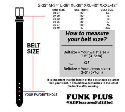 Funk Plus Hanging 3 Row Chain Belt