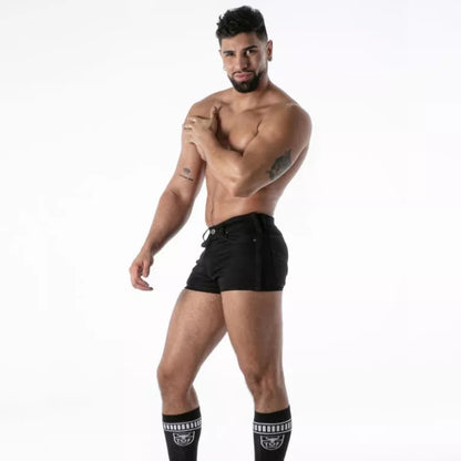 Raw Denim Tear-Away Shorts