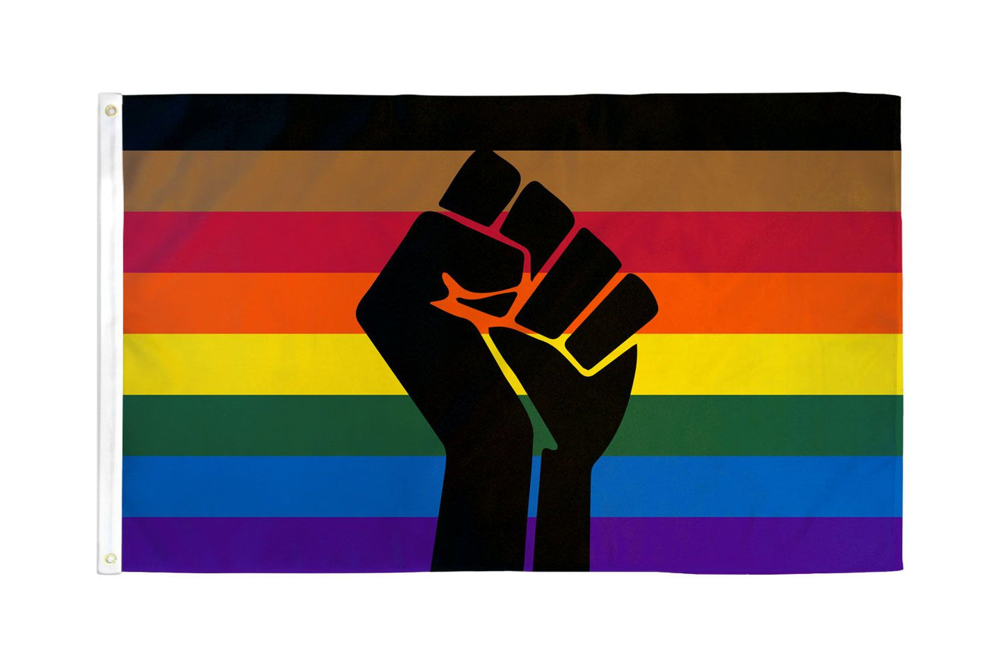 1' x 3' Stick  Pride Flag