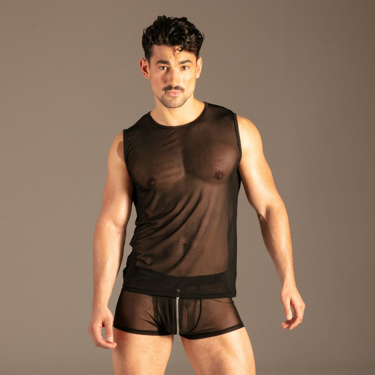 Sheer Mesh Tank Top