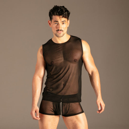 Sheer Mesh Tank Top