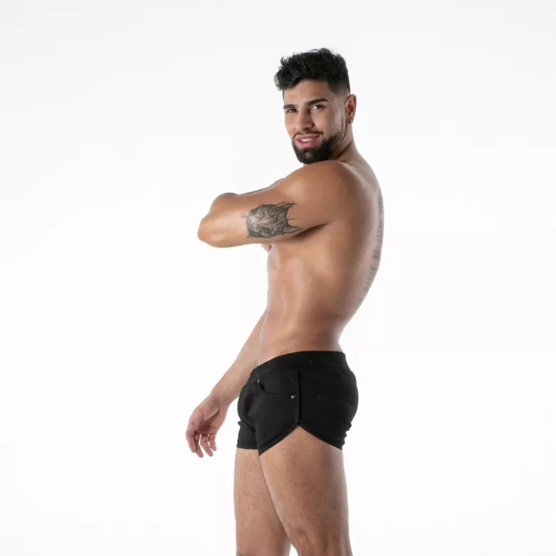 Raw Denim Retro Shorts