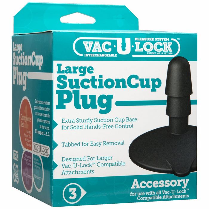 The front of the Vac U Lock Large Suction Cup package.