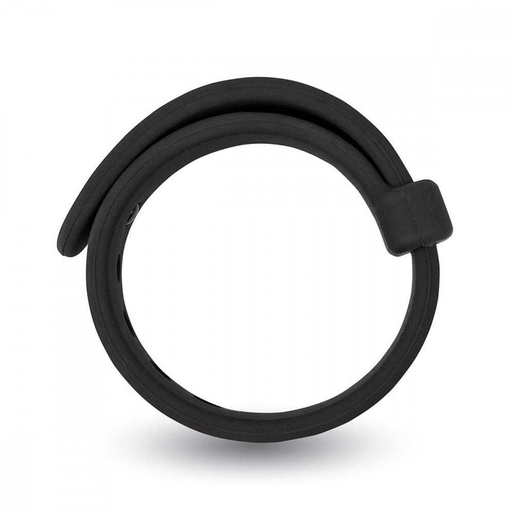 The black Velv'or Adjustable Strap Silicone Cock Ring.