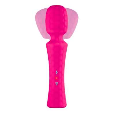 The pink femme fun ultra wand showing motion.