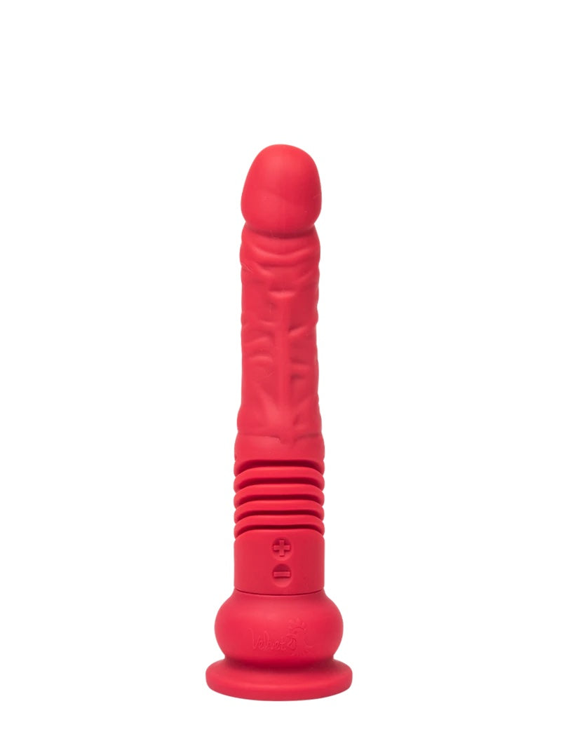 The Moroccan Red Teddy XL Thrusting Dildo.
