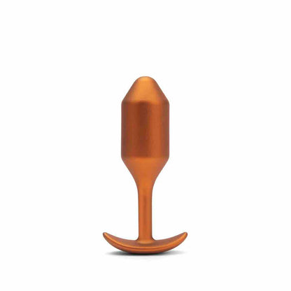 Size 2 Sunburst Orange B-Vibe Snug Plug.