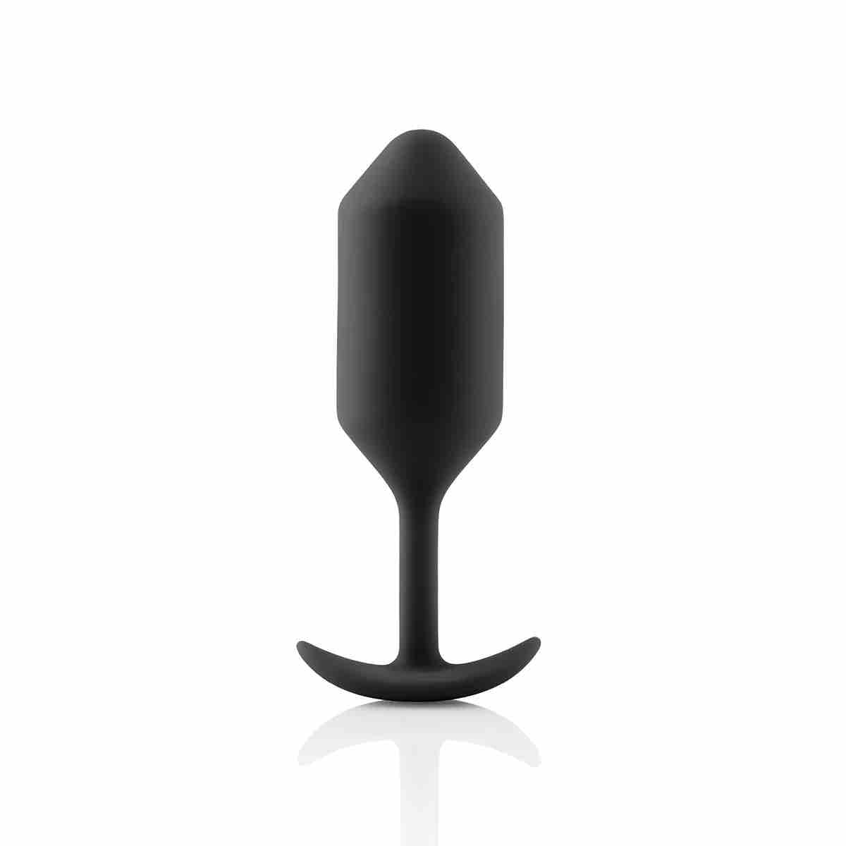 Size 3 Black B-Vibe Snug Plug.