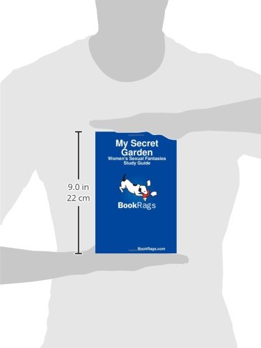 A diagram showing the size of the book; 9.0", 22 cm.