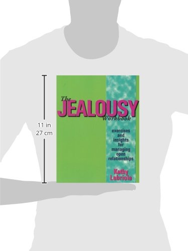 A diagram displaying the size of The Jealousy Workbook Kathy - Labriola; 11in, 27cm.