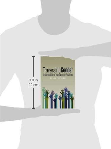 A diagram showing the size dimensions of Traversing Gender; 9.0", 22cm.
