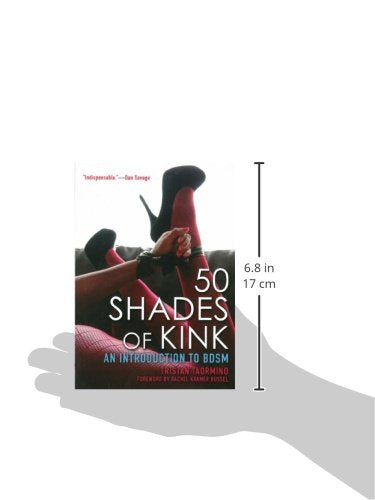A diagram showing the size of 50 Shades Of Kink - Tristan Taormino. 6.8", 17cm