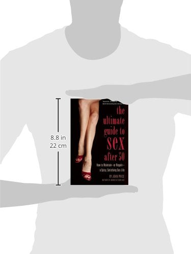 A size diagram for The Ultimate Guide to Sex After 50; 8.8in, 22cm.