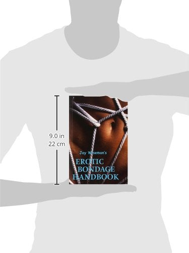A chart showing the size of the Erotic Bondage Handbook - Jay Wiseman. 9.0in, 22.cm