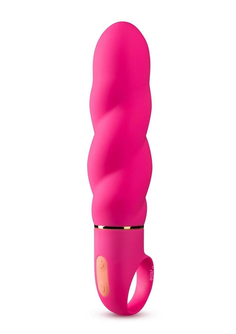 The front of the  Aria Amazing AF Silicone Vibrator.