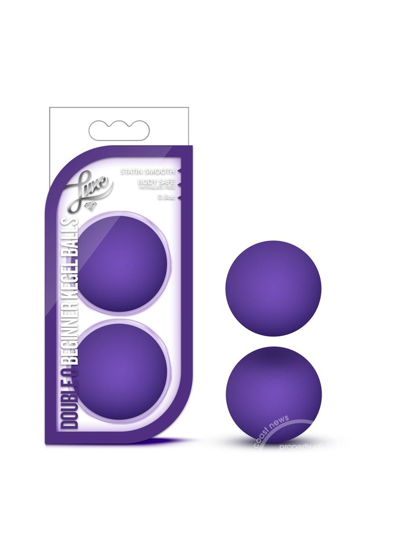 Luxe Double O Kegel Balls Purple
