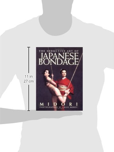 A diagram showing the size of The Seductive Art Japanese Bondage  - Midori. 11in, 27cm