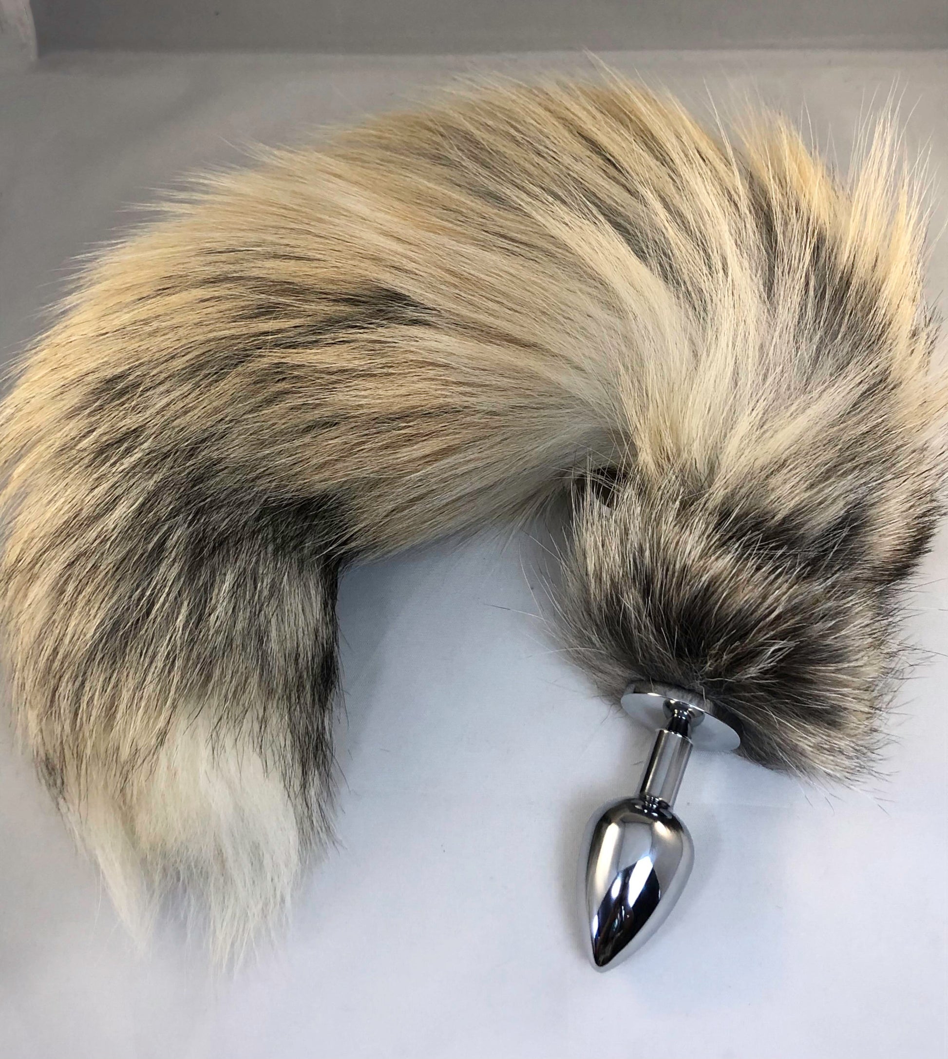 Natural gold island fox Interchangeable Tail