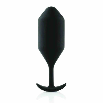 Size 5 black B-Vibe Snug Plug.