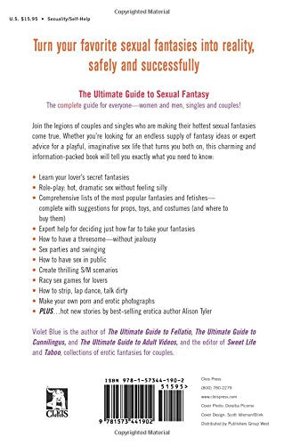 The back cover of The Ultimate Guide to Sexual Fantasy.