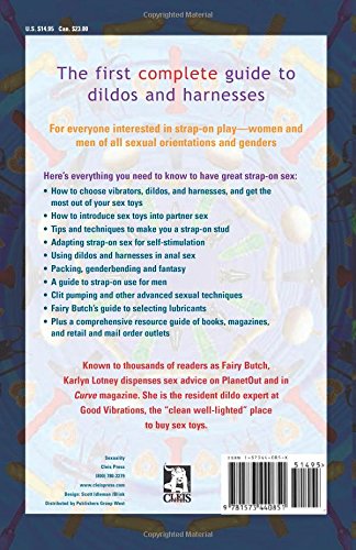 The back cover of The Ultimate Guide to Strap-On Sex: A Complete Resource for Women and Men - Karlyn Lotney.