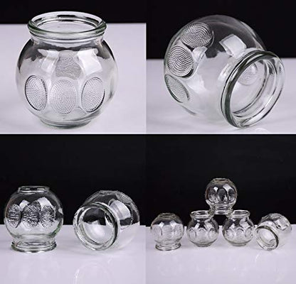 Glass Fire Cups sizes Medium, Large, Extra Large (top)