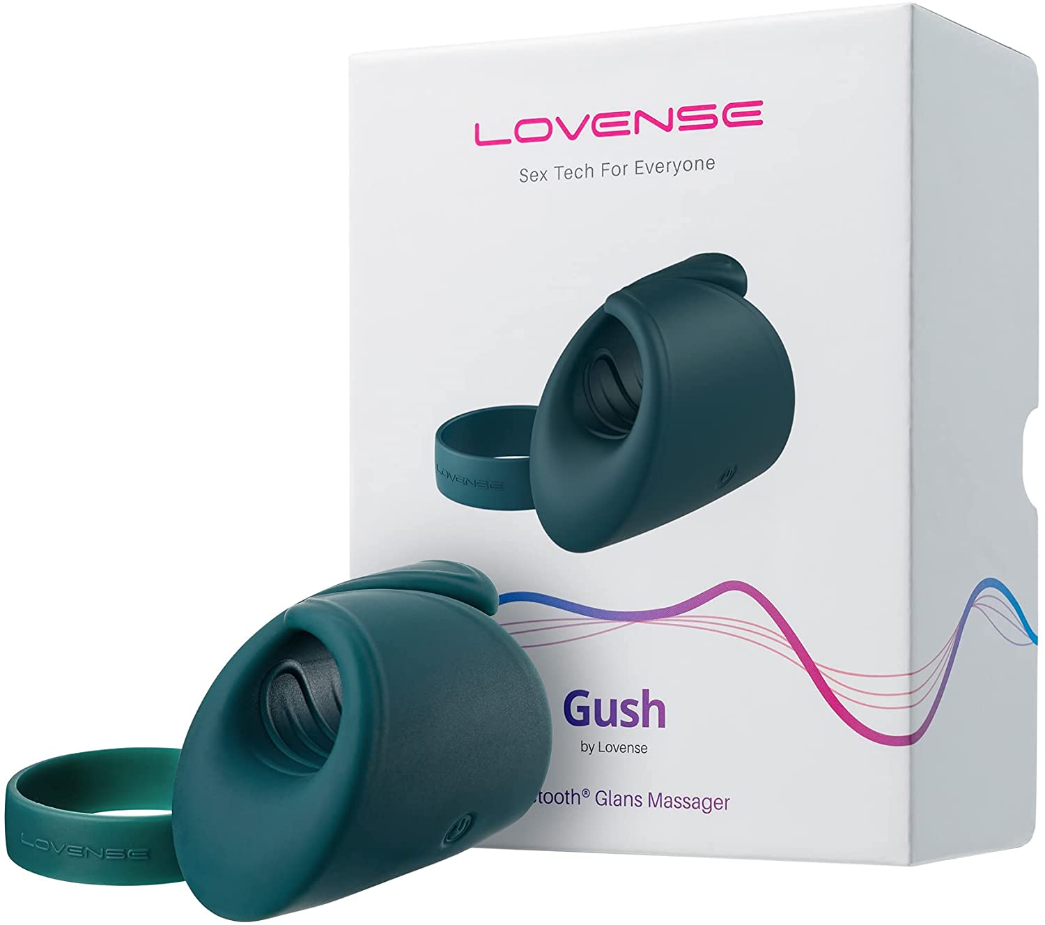 The Lovense Gush and its packaging.