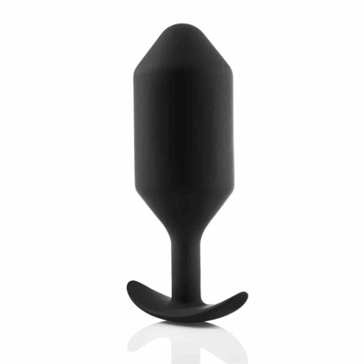 Size 6 black B-Vibe Snug Plug.