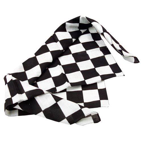 The black and white checkered Racer Handkerchief.
