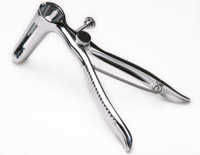 The back of the Sims Rectal Speculum in the closed position.
