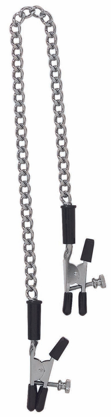 Adjustable Alligator Clamps With Link Chain.