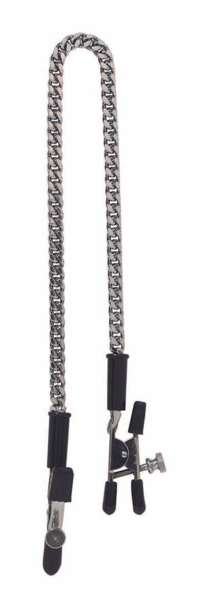 Another view of the Jewl Adjustable Alligator Clamp With Chain.
