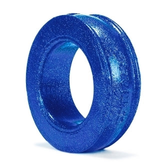 Pig-Ring Silicone Cock Ring in Blue Balls Metallic