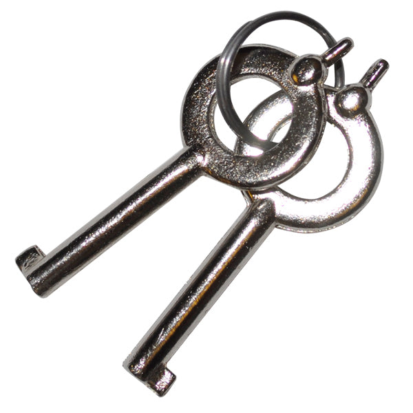 Two tactical handcuff keys.