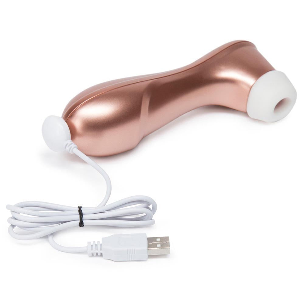 The Satisfyer Pro 2 Next Gen Vibrator with its charging cable.