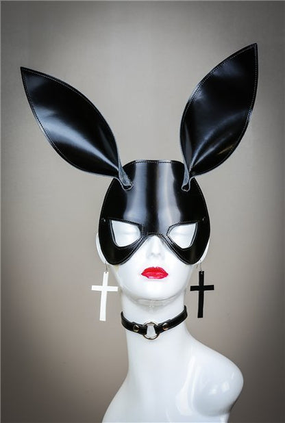 Leather Bunny Mask