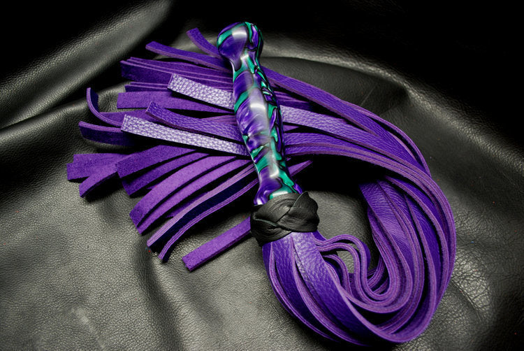 Acrylic Handle Flogger