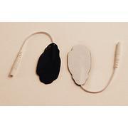 A pair of beige Palm Pad electrodes.