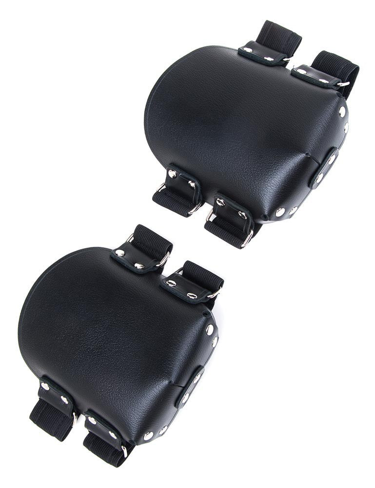 Front view of the Premium Leather Knee Pads.